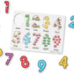 Melissa & Doug Melissa Doug Lift See Numbers Wooden Peg Puzzle - 10 Pieces - FSC Certified