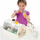 Melissa & Doug Melissa Doug Wooden Scoop and Serve Ice Cream Counter With Play Food and