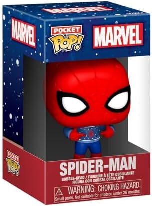 Funko Pocket POP Tee Marvel-Holiday Spiderman - Spider-Man - Medium - M - Marvel Comics -