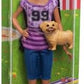 Barbie Ligaya Doll with Pet Dog from and Stacie to The Rescue Movie Dark Hair Doll