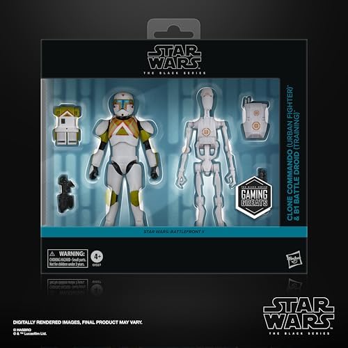 Hasbro STAR WARS The Black Series Clone Commando Urban Fighter B1 Battle Droid Training