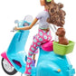 Barbie Fashionistas Doll Scooter Travel Playset