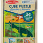 Melissa & Doug Melissa Doug National Parks Alphabet Animals 24-Piece Cube Puzzle