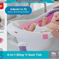 Fisher-Price Baby to Toddler Bath 4-In-1 Sling 'N Seat Tub with Removable Infant Support