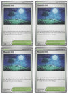 Pokemon Moonlit Hill 081091 - Paldean Fates - Pokemon Trainer Card Playset - x4