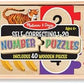 Melissa & Doug Melissa Doug Self-Correcting Wooden Number Puzzles With Storage Box 40 pcs