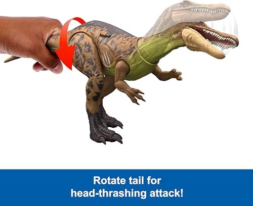 Mattel Jurassic World Chaos Theory Gigantic Trackers Suchomimus Dinosaur Action Figure