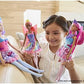 Barbie Dreamtopia Fairy Fashion Doll Pink Hair with Removable Skirt Headband Wings