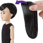 Mattel Creatable World Deluxe Character Kit Customizable Doll Black Straight Hair