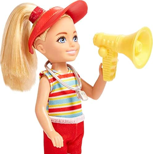 Barbie Playset Chelsea Can Be Blonde Lifeguard Small Doll Set with Outfit 6 Career