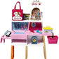 Barbie Doll Playset Pet Boutique with 4 Pets Color-Change Grooming Feature 20 Themed