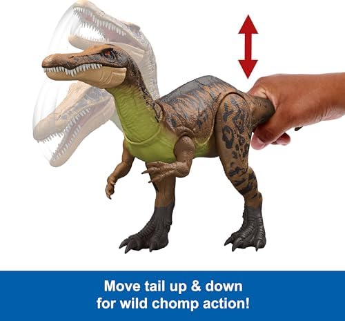 Mattel Jurassic World Chaos Theory Gigantic Trackers Suchomimus Dinosaur Action Figure