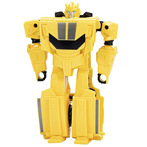 Transformers EarthSpark 1-Step Flip Changer Soundwave 4-Inch Action Figure Robot for