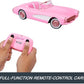 Barbie Hot Wheels RC Corvette from The Movie Full-Function Remote-Control Toy Car Holds 2 Doll