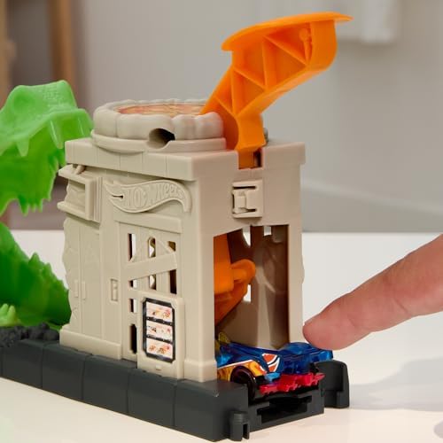 Hot Wheels City Toy Car Track Set Gorilla Grapple Playset