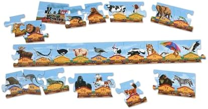 Melissa & Doug Melissa Doug Alphabet Train Jumbo Jigsaw Floor Puzzle