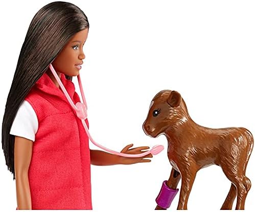Barbie Sweet Orchard Farm Doll Vet Playset