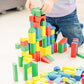 Melissa & Doug Melissa Doug Wooden Building Block Set - 200 Blocks in 4 Colors and 9