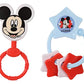 Disney Mickey Mouse Combo Pack Character Rattle Keyring Teether Mickey