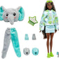 Barbie Cutie Reveal Fashion Doll Jungle Series Monkey Plush