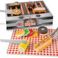 Melissa & Doug Melissa Doug Grill and Serve BBQ Set 20 pcs - Wooden Play Food and