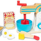 Melissa & Doug Melissa Doug Wooden Make-a-Cake Mixer Set 11 pcs - Play Food and Kitchen Kitchen Playset