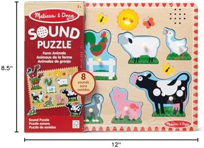 Melissa & Doug Melissa Doug Farm Animals Sound Puzzle