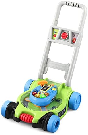 VTech Pop and Spin Mower Toy Frustration Free Packaging Green