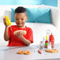 Melissa & Doug Melissa Doug Condiments Set 6 pcs - Play Food Stainless Steel Caddy