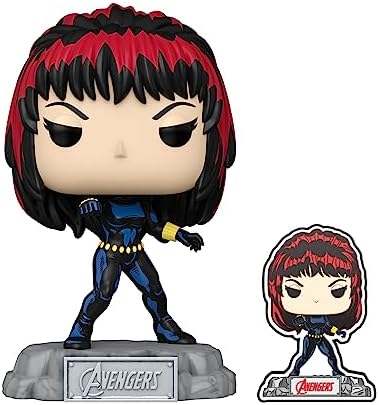 Funko Pop Pin The Avengers Earth's Mightiest Heroes - 60th Anniversary Black Widow with