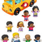 Fisher-Price Little People Toddler Toy School Bus Musical Push-Along Vehicle
