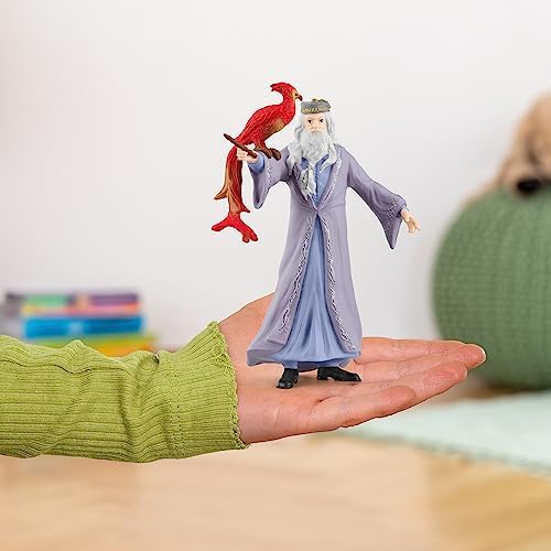 Schleich Wizarding World of Harry Potter 2-Piece Set with Albus Dumbledore Fawkes