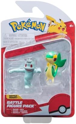 Pokemon Battle Figure Pack Machop and Snivy Machollo Serpifeu