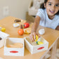 Melissa & Doug Melissa Doug Food Groups - 21 Wooden Pieces and 4 Crates Multi Play Food