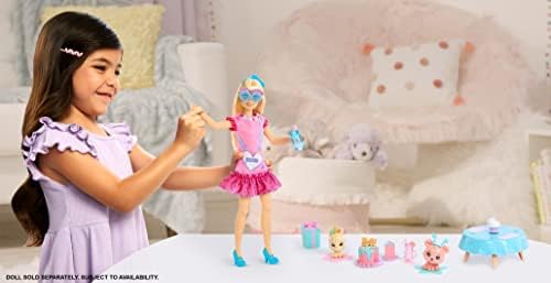 Barbie My First Barbie Story Starter Pet Care Pack with Dog House Puppy Cat Sized to Doll