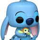 Funko Lilo Stitch POP Disney Stitch Vinyl Figure 1353 with Turtle Gold