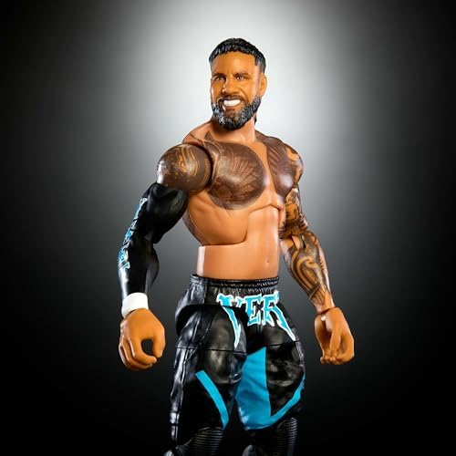 Mattel WWE Elite Action Figure Series 114 6-inch Jey USO with 25 Articulation Points