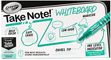 Crayola Take Note Dry Erase Markers Red Chisel Tip Markers Office School Supplies 12 Count