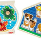 Melissa & Doug Melissa Doug Wooden Jumbo Peg Puzzle