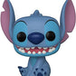 Funko Disney Lilo Stitch - Smiling Seated Stitch Pop Vinyl Figure Bundled with Compatible