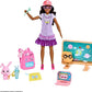 Barbie My First Barbie Story Starter Pet Care Pack with Dog House Puppy Cat Sized to Doll
