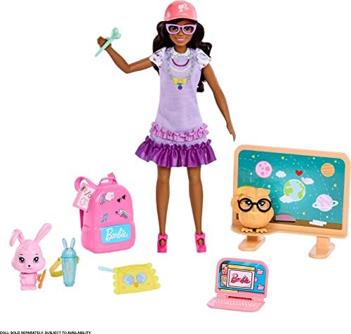 Barbie My First Barbie Story Starter Pet Care Pack with Dog House Puppy Cat Sized to Doll