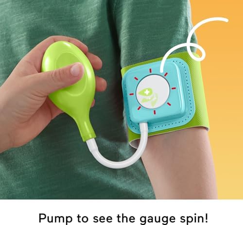 Fisher-Price Preschool Pretend Play Medical Kit 7-Piece Doctor Bag for Ages Years