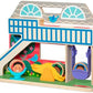 Melissa & Doug Melissa Doug GO Tots Wooden Schoolyard Tumble with 4 Disks - FSC Certified