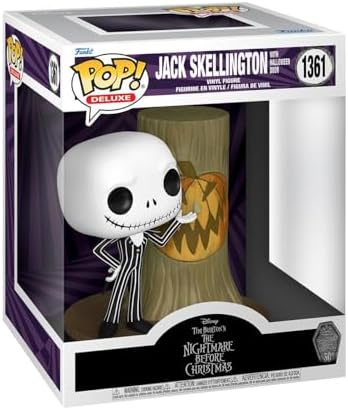 Funko POP Deluxe Disney The Nightmare Before Christmas 30th - Jack Skellington with H.Town Door - Disney The Nightmare Before Christmas - Collectable Vinyl Figure