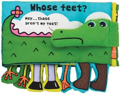 Melissa & Doug Melissa Doug Soft Activity Baby Book - Whose Feet