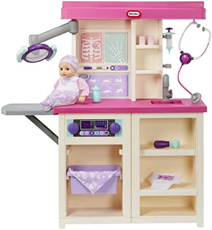 Little Tikes My First Baby Care Center for Doctor Nurse Parent Role Play with 15 for Boys