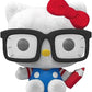 Funko Pop Hello Kitty 65 - Hello Kitty Hipster Nerd with Glasses Flocked