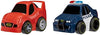 Little Tikes My First Cars Crazy Fast Cars 2-Pack High Speed Pursuit Police Chase Theme Pullback Toy Car Vehicle