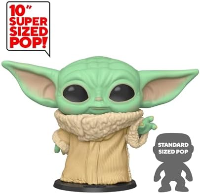Funko Pop Star Wars The Mandalorian Toy The Child Grogu 10 Super Sized Pop